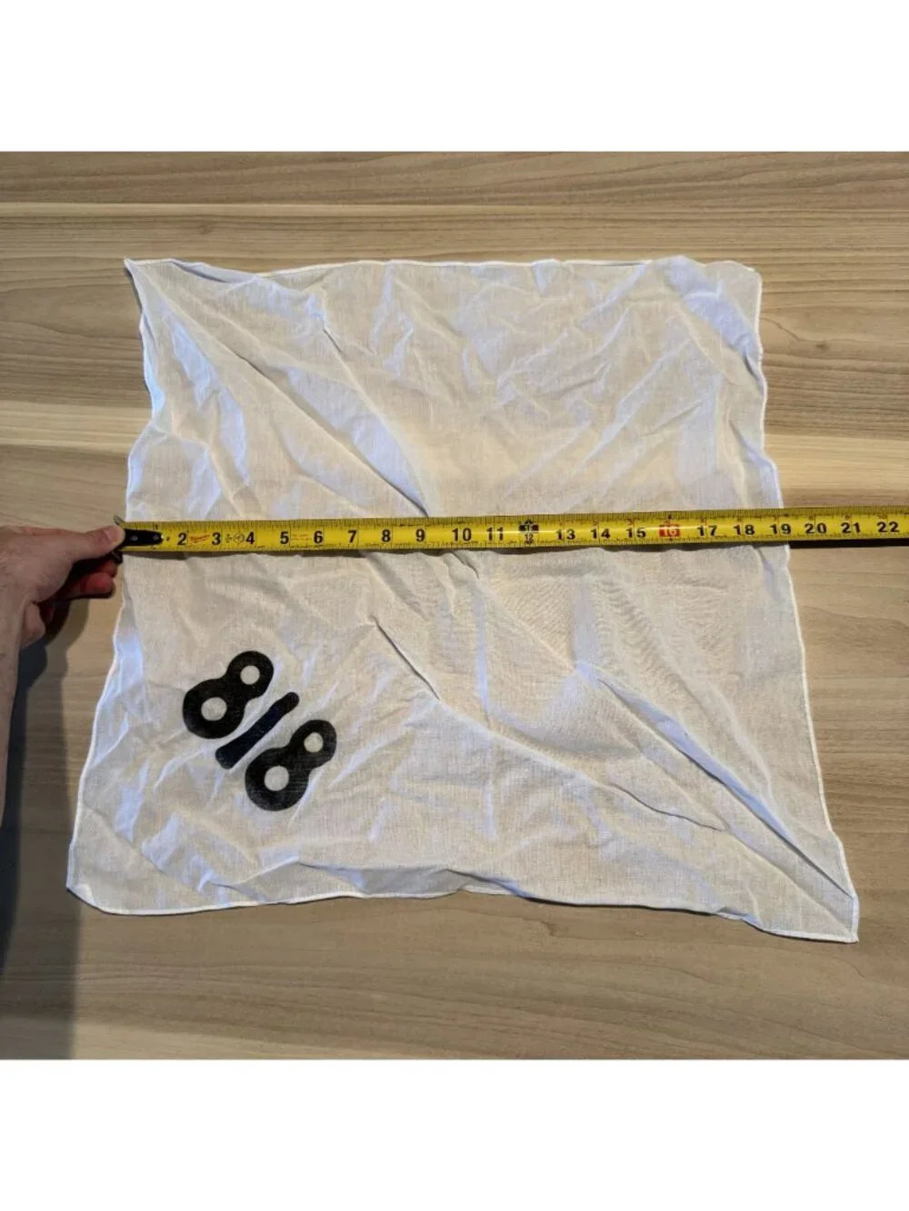 818 Tequila Kendall Jenner White Black Logo Scarf Bandana